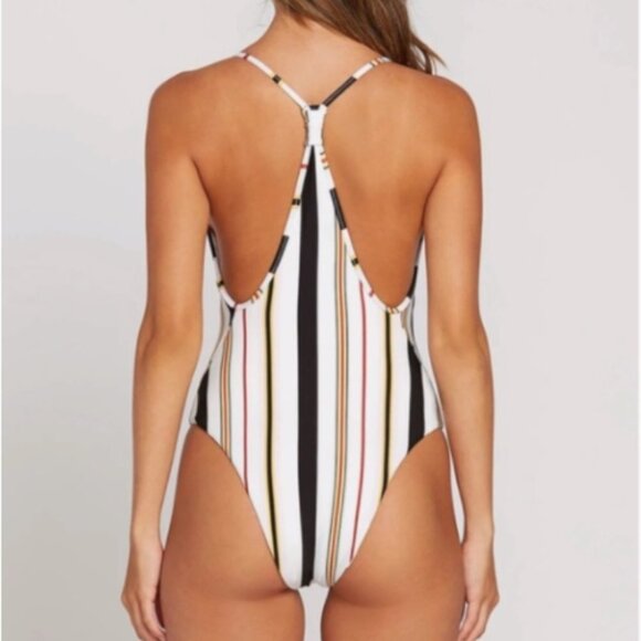 NEW Volcom "That’s Stripe" One Piece Swimsuit Sz. S - Picture 1 of 3
